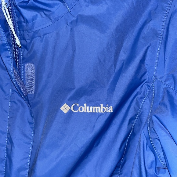 Columbia Women's Arcadia Waterproof Breathable Jacket W/Hood Lapis Blue - Picture 2 of 6